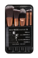 BYS Makiažo šepetėlių rinkinys Makeup Brushes in Keepsake Rose Gold 5 pc kaina ir informacija | Makiažo šepetėliai, kempinėlės | pigu.lt