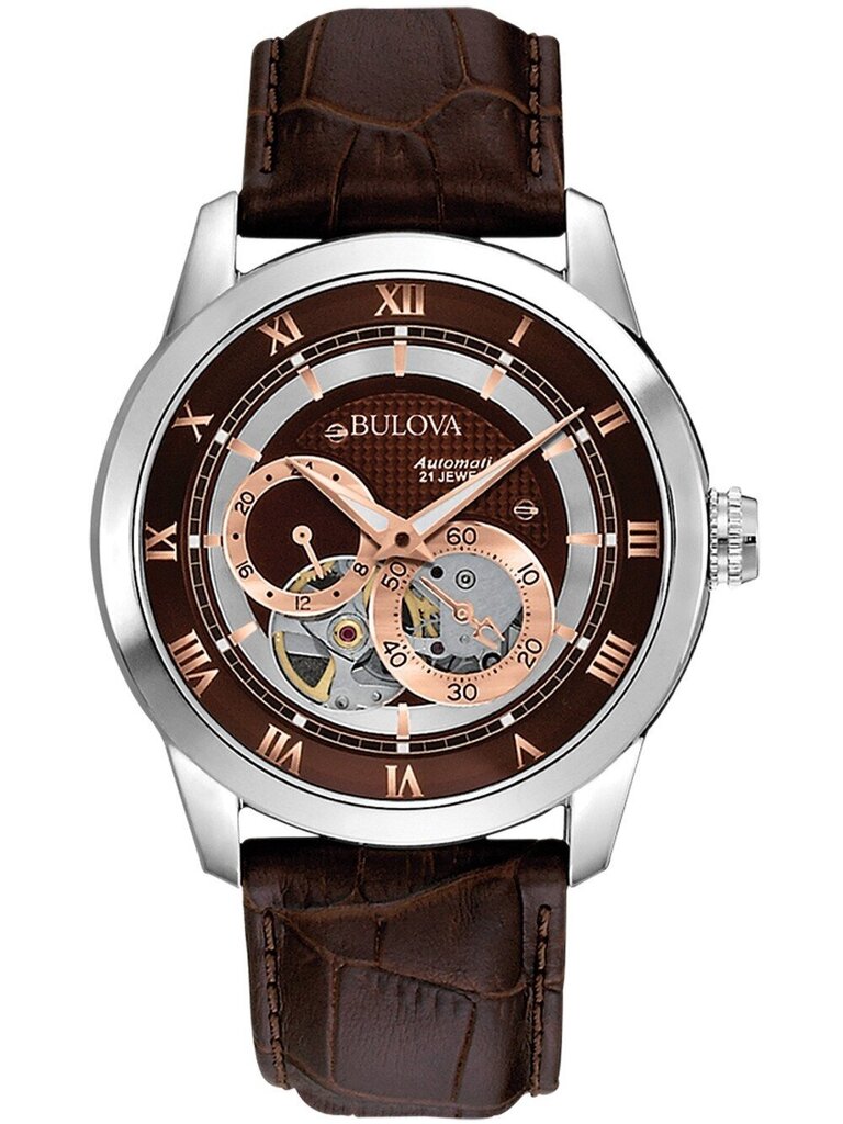 Laikrodis vyrams Bulova, rudas 96A120 kaina ir informacija | Vyriški laikrodžiai | pigu.lt