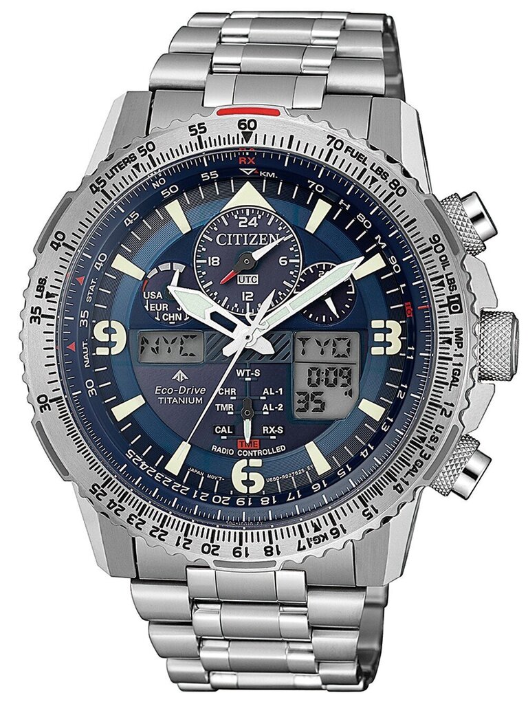 Vyriškas laikrodis Citizen JY8100-80L, sidabrinis цена и информация | Vyriški laikrodžiai | pigu.lt
