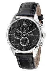 Vyriškas laikrodis Festina F20286/4, juodas цена и информация | Мужские часы | pigu.lt