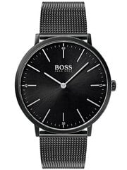 Laikrodis vyrams Hugo Boss, juodas 1513542 laikrodis цена и информация | Мужские часы | pigu.lt