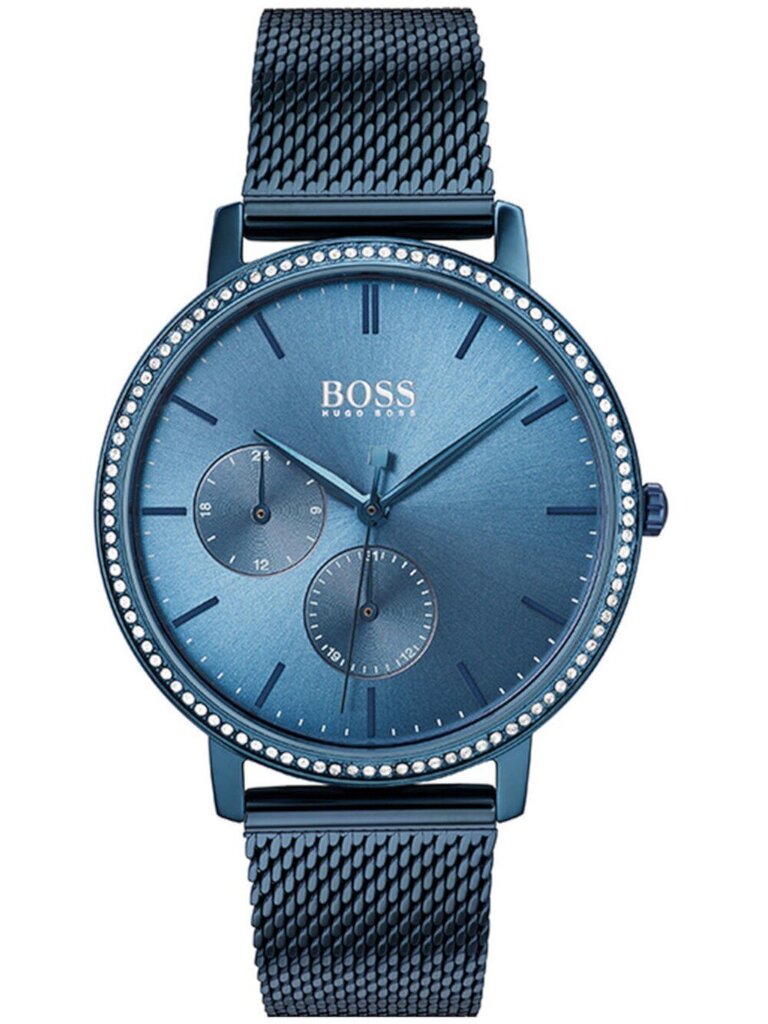 Laikrodis moterims Hugo Boss, mėlynas kaina ir informacija | Moteriški laikrodžiai | pigu.lt
