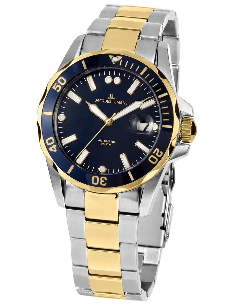 Laikrodis vyrams Jacques Lemans 1-2014F kaina ir informacija | Vyriški laikrodžiai | pigu.lt