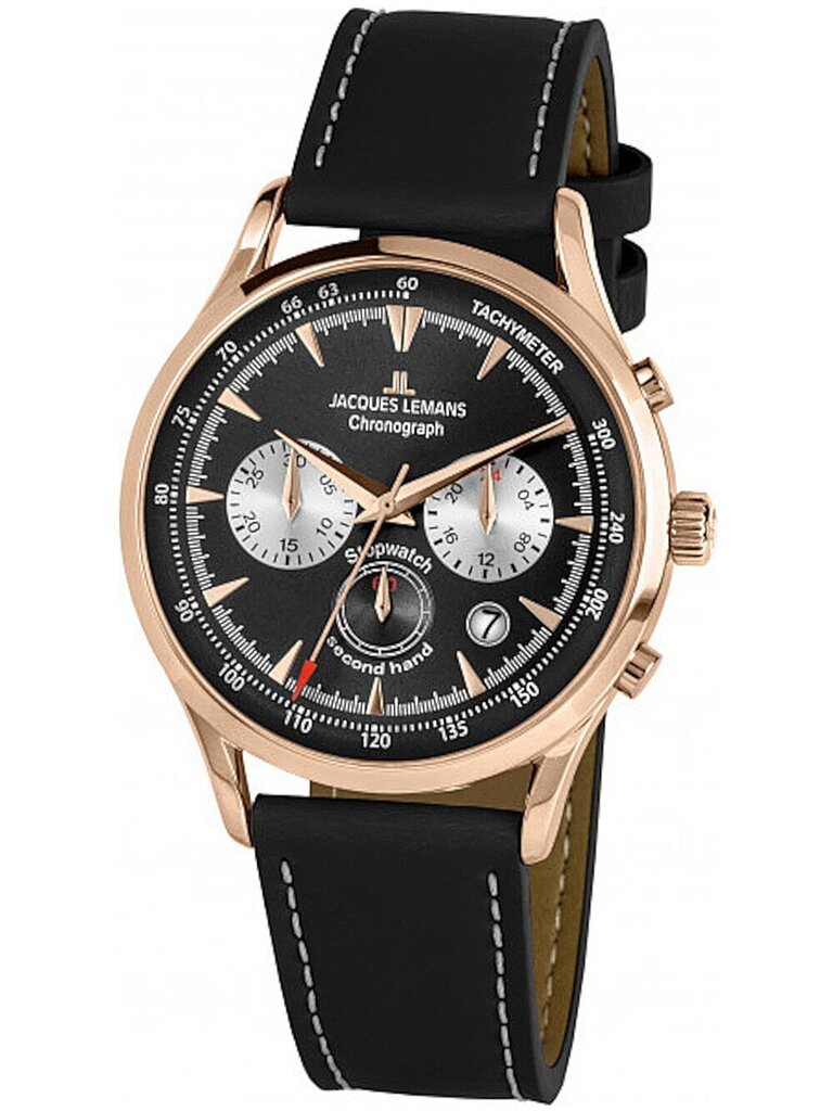 Laikrodis vyrams Jacques Lemans 1-2068E kaina ir informacija | Vyriški laikrodžiai | pigu.lt