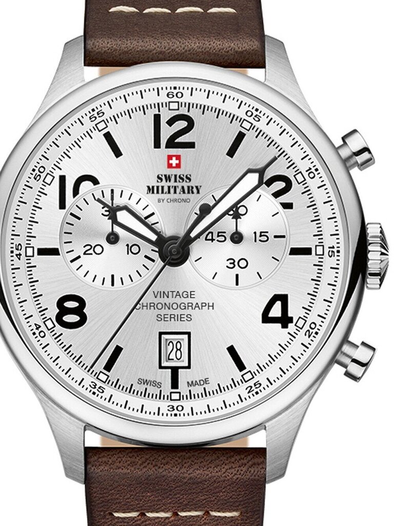Laikrodis vyrams Swiss Military by Chrono SM30192.05 цена и информация | Vyriški laikrodžiai | pigu.lt