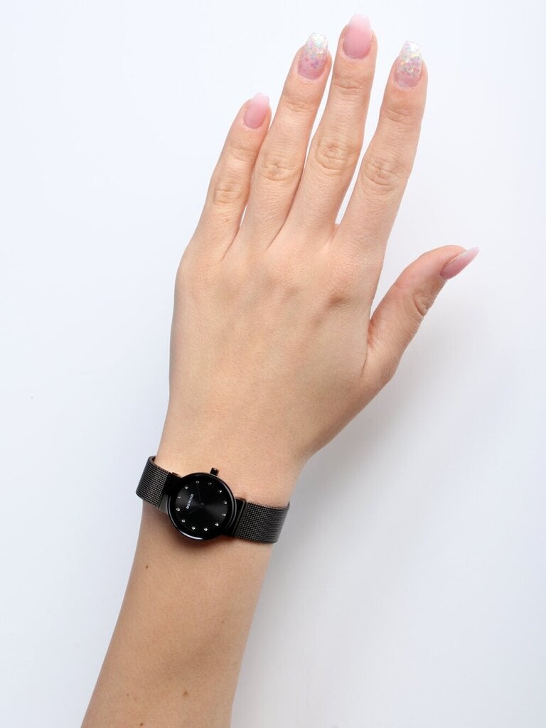 Laikrodis moterims Bering, juodas цена и информация | Moteriški laikrodžiai | pigu.lt