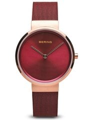 Laikrodis moterims Bering, raudonas kaina ir informacija | Moteriški laikrodžiai | pigu.lt