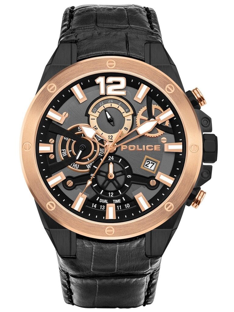 Laikrodis vyrams Police PL15711JSBR.61 цена и информация | Vyriški laikrodžiai | pigu.lt