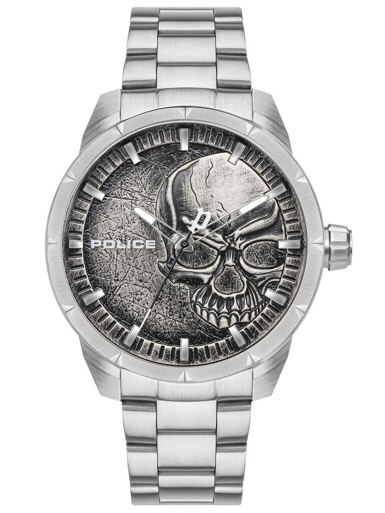 Vyriškas laikrodis Police PL15715JS.78M, sidabrinis цена и информация | Vyriški laikrodžiai | pigu.lt