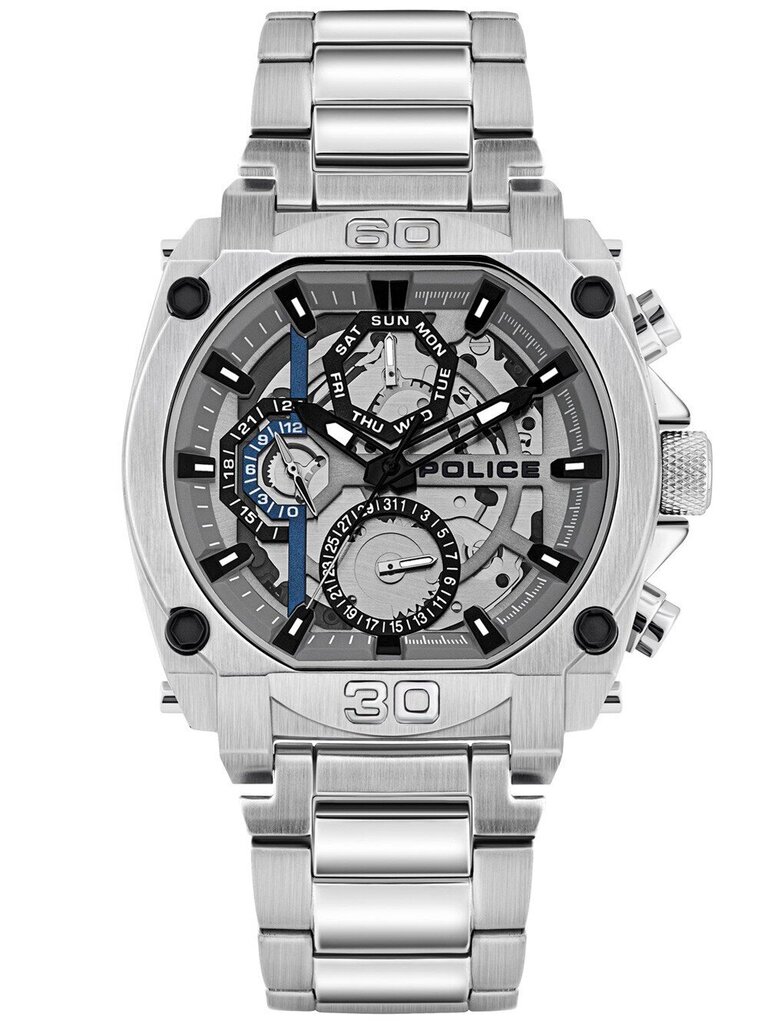 Vyriškas laikrodis Police PL15472JS.13M, sidabrinis kaina ir informacija | Vyriški laikrodžiai | pigu.lt