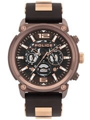 Vyriškas laikrodis Police PL14378JSU.13P, juodas цена и информация | Мужские часы | pigu.lt