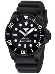 Vyriškas laikrodis KHS KHS.TYBSA.DB, juodas kaina ir informacija | Vyriški laikrodžiai | pigu.lt