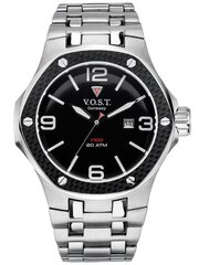 Laikrodis vyrams V.O.S.T Germany V100.009.3S.SC.M.B цена и информация | Мужские часы | pigu.lt