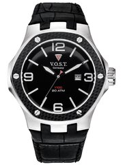 Laikrodis vyrams V.O.S.T Germany V100.010.3S.SC.L.B kaina ir informacija | Vyriški laikrodžiai | pigu.lt