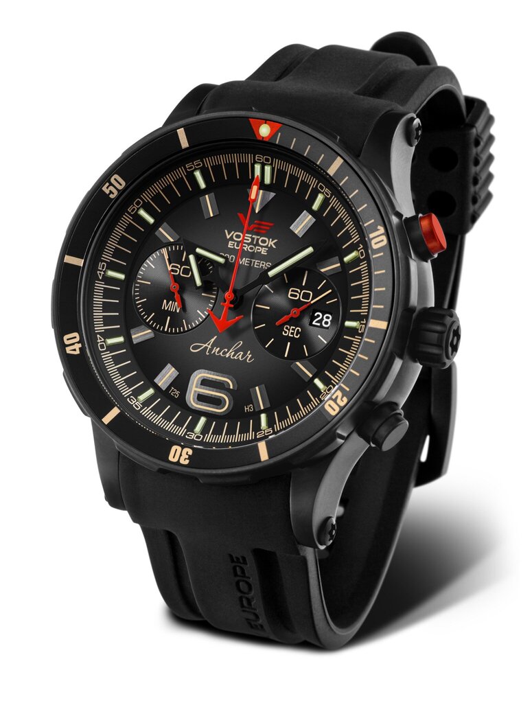 Laikrodis Vostok Europe 6S21-510C582, juodas цена и информация | Vyriški laikrodžiai | pigu.lt