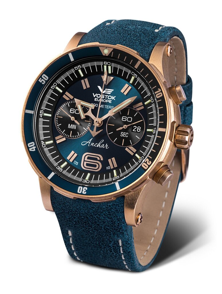 Часы Vostok Europe Anchar Grand Chrono 6S21-510O586 цена | pigu.lt