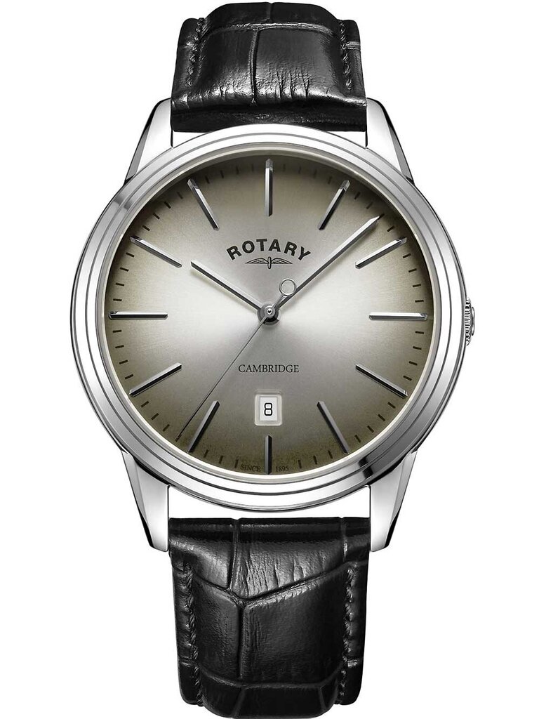 Laikrodis vyrams Rotary GS05390/20, juodas kaina ir informacija | Vyriški laikrodžiai | pigu.lt