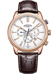 Vyriškas laikrodis Rotary GS05084/06, rudas цена и информация | Мужские часы | pigu.lt