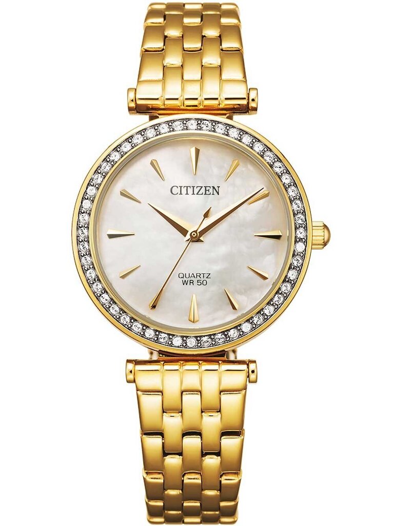Laikrodis moterims Citizen ER0212-50Y, auksinis kaina ir informacija | Moteriški laikrodžiai | pigu.lt