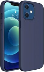 Силиконовый чехол Fusion Elegance Fiber Protect для Apple iPhone 12 Pro Max, синий цена и информация | Чехлы для телефонов | pigu.lt
