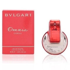 Женская парфюмерия Omnia Coral Bvlgari EDT: Емкость - 40 ml цена и информация | Женские духи | pigu.lt