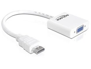 Delock adapteris HDMI(M)->VGA(F) kaina ir informacija | Adapteriai, USB šakotuvai | pigu.lt