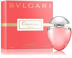 Tualetinis vanduo Bvlgari Omnia Coral EDT moterims 25 ml kaina ir informacija | Kvepalai moterims | pigu.lt