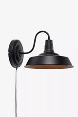 Настенный светильник GRIMSBY черный 107907 цена и информация | Настенные светильники | pigu.lt