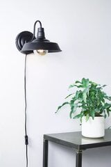 Настенный светильник GRIMSBY черный 107907 цена и информация | Настенные светильники | pigu.lt