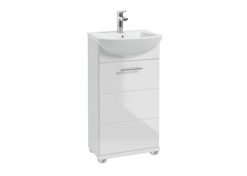 Нижний шкафчик для ванной комнаты Defra Bari D45, белый цена и информация | Шкафчики для ванной | pigu.lt