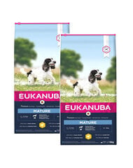 Eukanuba Thriving Mature Medium Breed su paukštiena, 30 kg kaina ir informacija | Sausas maistas šunims | pigu.lt