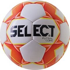 Футбольный мяч Выбрать Кубок по футзалу 2018 Зал 4 14318, белый/оранжевый цена и информация | Футбольные мячи | pigu.lt