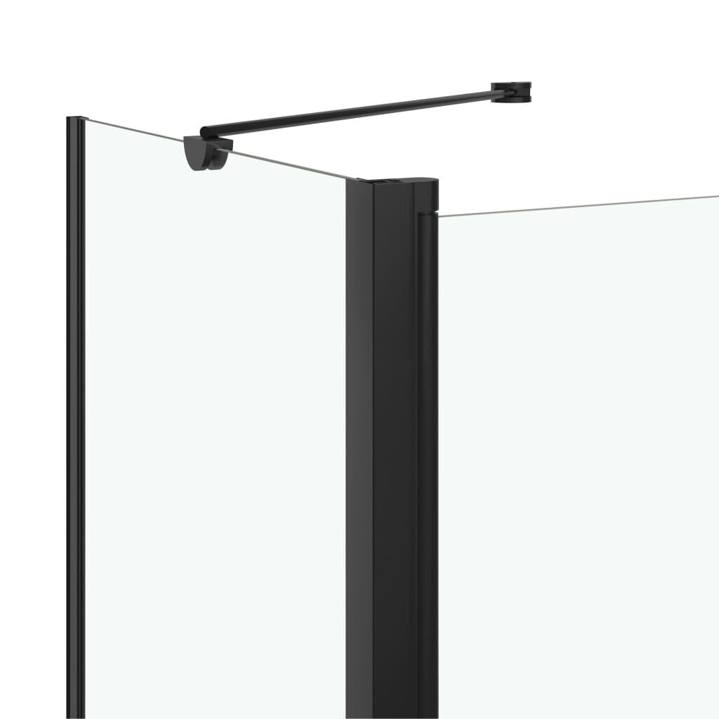 Dviguba vonios sienelė 120x68x130 cm цена и информация | Priedai vonioms, dušo kabinoms | pigu.lt