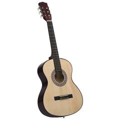 Klasikinė gitara su dėklu pradedantiesiems, 4/4 39" kaina ir informacija | Gitaros | pigu.lt