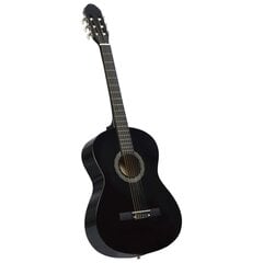 Klasikinė gitara su dėklu pradedantiesiems, 4/4 39" kaina ir informacija | Gitaros | pigu.lt