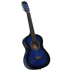 Klasikinė gitara su dėklu pradedantiesiems ir vaikams, 1/2 34" цена и информация | Гитары | pigu.lt