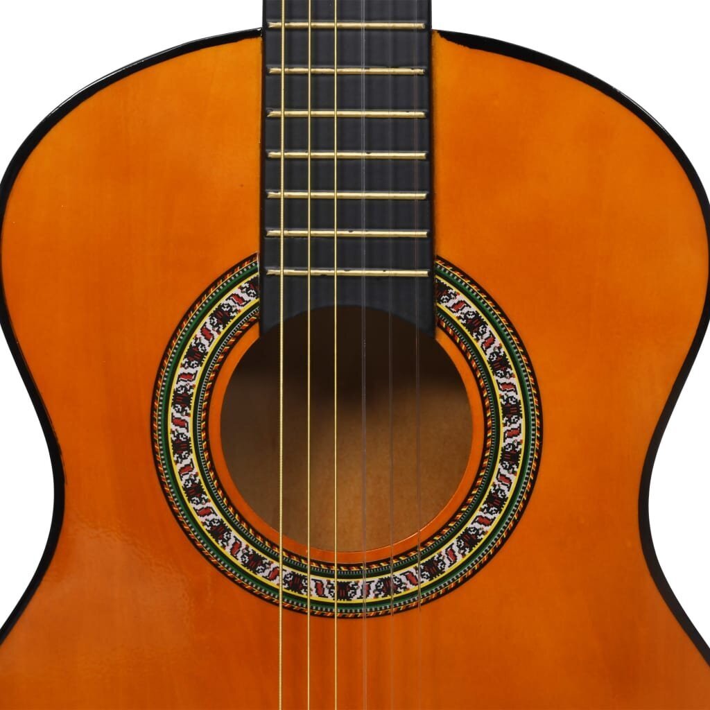Klasikinė gitara su dėklu pradedantiesiems ir vaikams, 1/2 34" цена и информация | Gitaros | pigu.lt