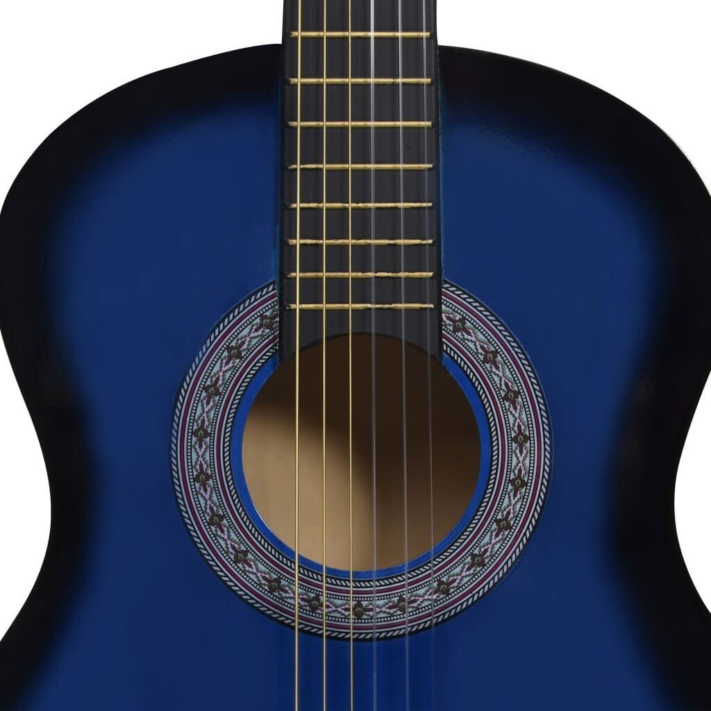 Klasikinė gitara su dėklu pradedantiesiems, 3/4 36" kaina ir informacija | Gitaros | pigu.lt