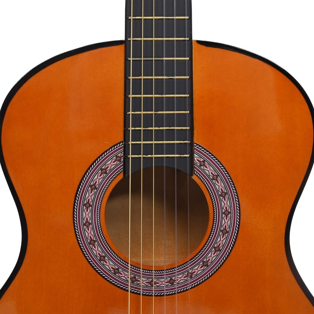 Klasikinė gitara su dėklu pradedantiesiems, 3/4 36" kaina ir informacija | Gitaros | pigu.lt