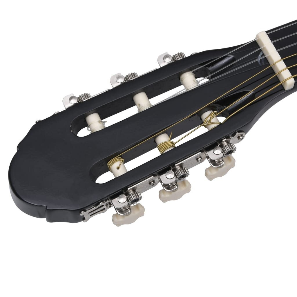 Klasikinės gitaros rinkinys pradedantiesiems, 12 dalių, 4/4 39" kaina ir informacija | Gitaros | pigu.lt