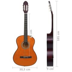 Klasikinė gitara pradedantiesiems, 4/4 39 kaina ir informacija | Gitaros | pigu.lt