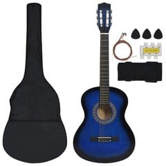 Klasikinės gitaros rinkinys vaikams, 8 dalių, 3/4 36" kaina ir informacija | Gitaros | pigu.lt