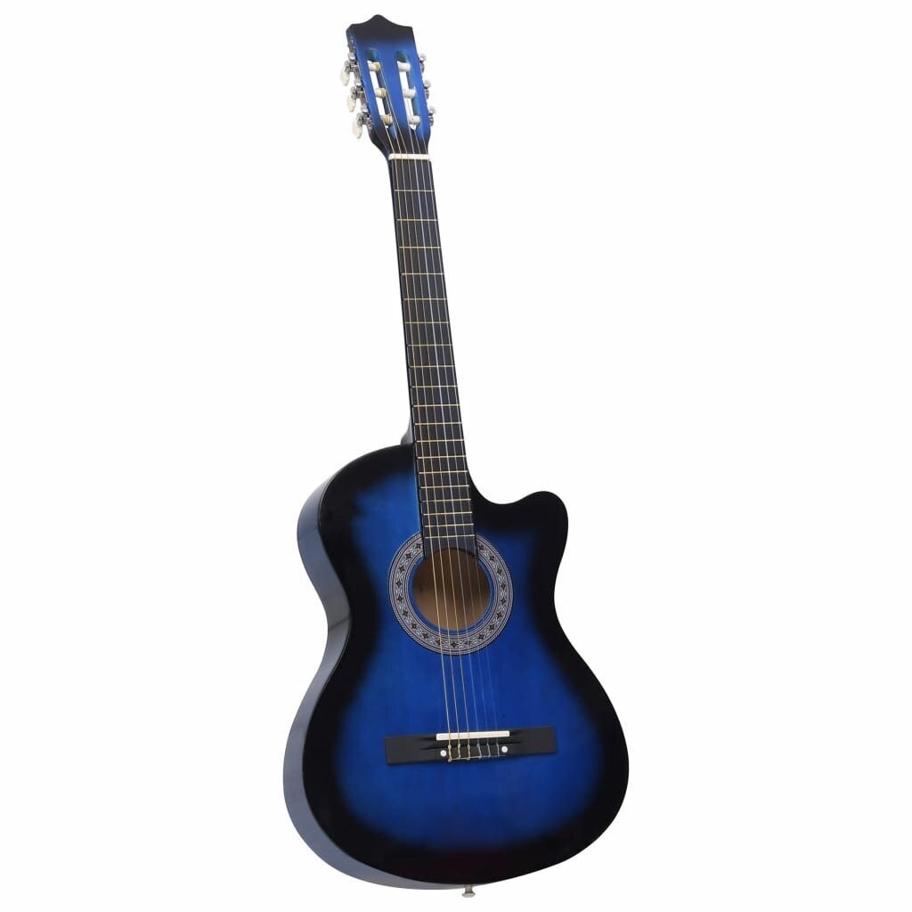 Akustinės gitaros rinkinys, 12 dalių, 38" kaina ir informacija | Gitaros | pigu.lt
