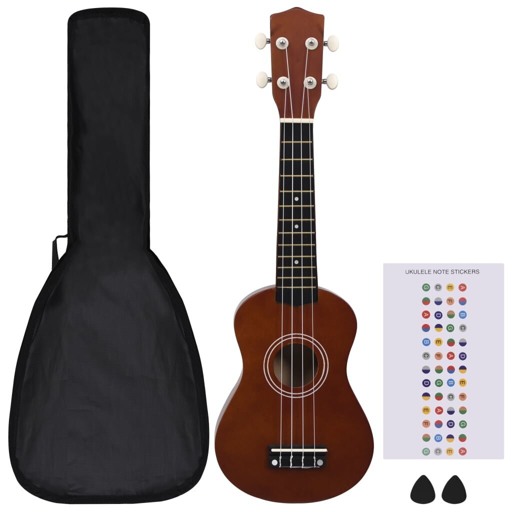 Soprano ukulėlės rinkinys vaikams, 21" kaina ir informacija | Gitaros | pigu.lt