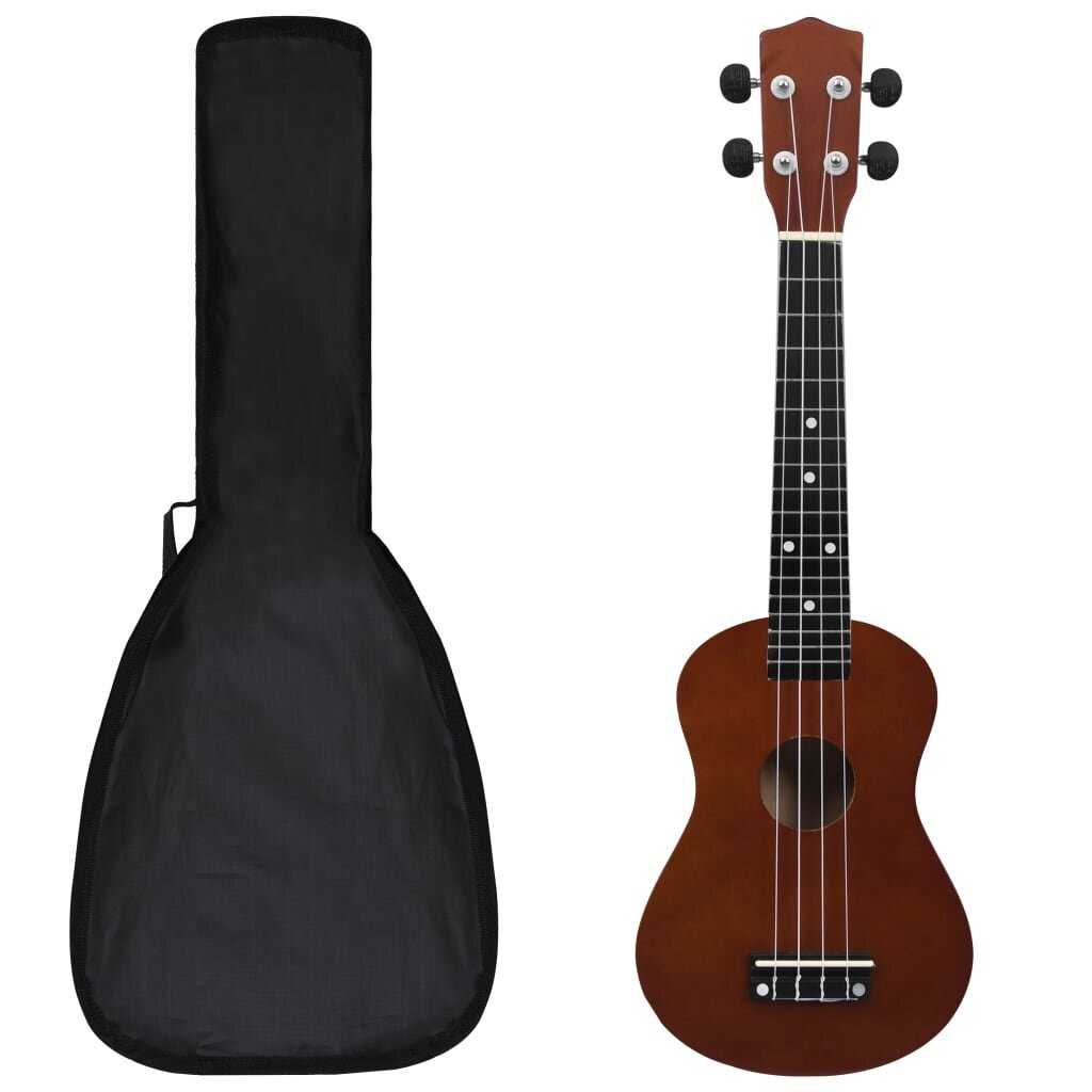 Soprano ukulėlės rinkinys su dėklu vaikams, 23" kaina ir informacija | Gitaros | pigu.lt