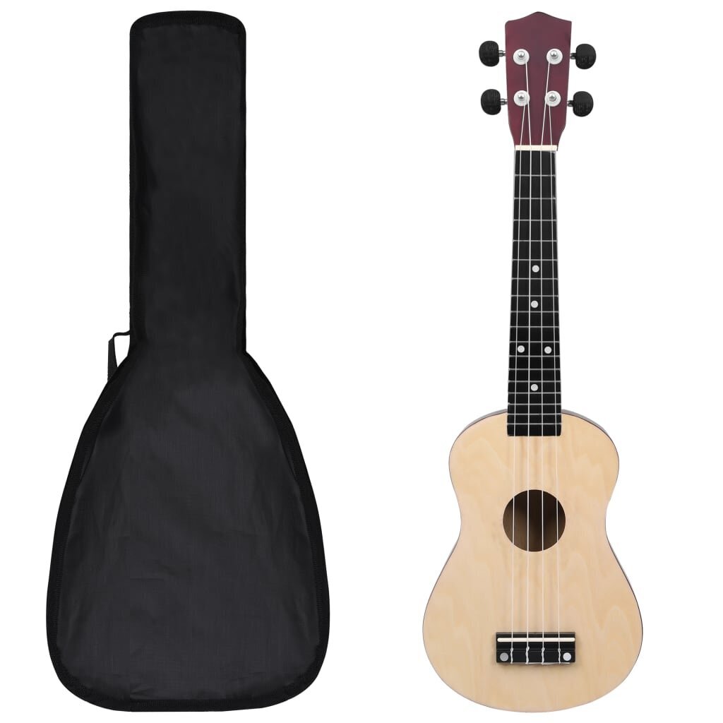 Ukulėlės rinkinys su dėklu vaikams, 23" kaina ir informacija | Gitaros | pigu.lt