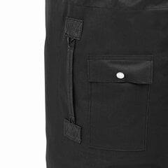 Militaristinio stiliaus daiktų krepšys, 85 l, juodas цена и информация | Рюкзаки и сумки | pigu.lt