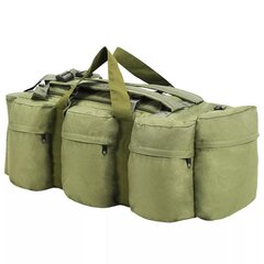 Militaristinio stiliaus daiktų krepšys, 120 l, žalia kaina ir informacija | Kuprinės ir krepšiai | pigu.lt
