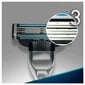 Rinkinys Gillette Mach3: skustuvas, 1 vnt. + skustuvo galvutės, 12 vnt. цена и информация | Skutimosi priemonės ir kosmetika | pigu.lt