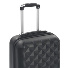 Mažas lagaminas su ratukais S, juodas kaina ir informacija | Lagaminai, kelioniniai krepšiai | pigu.lt